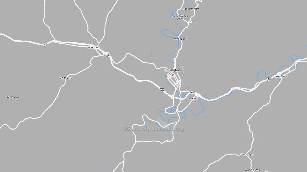 Transit Grade map of 24426, VA