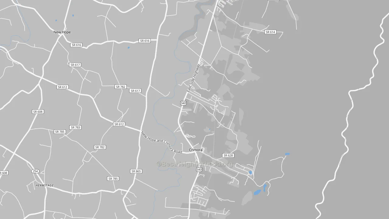 Transit Grade map of 24431, VA