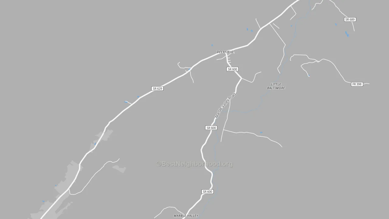 Transit Grade map of 24432, VA