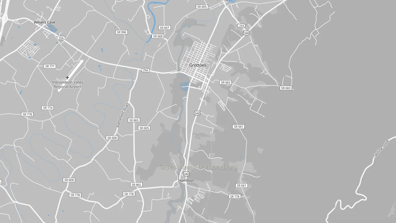 Transit Grade map of 24441, VA