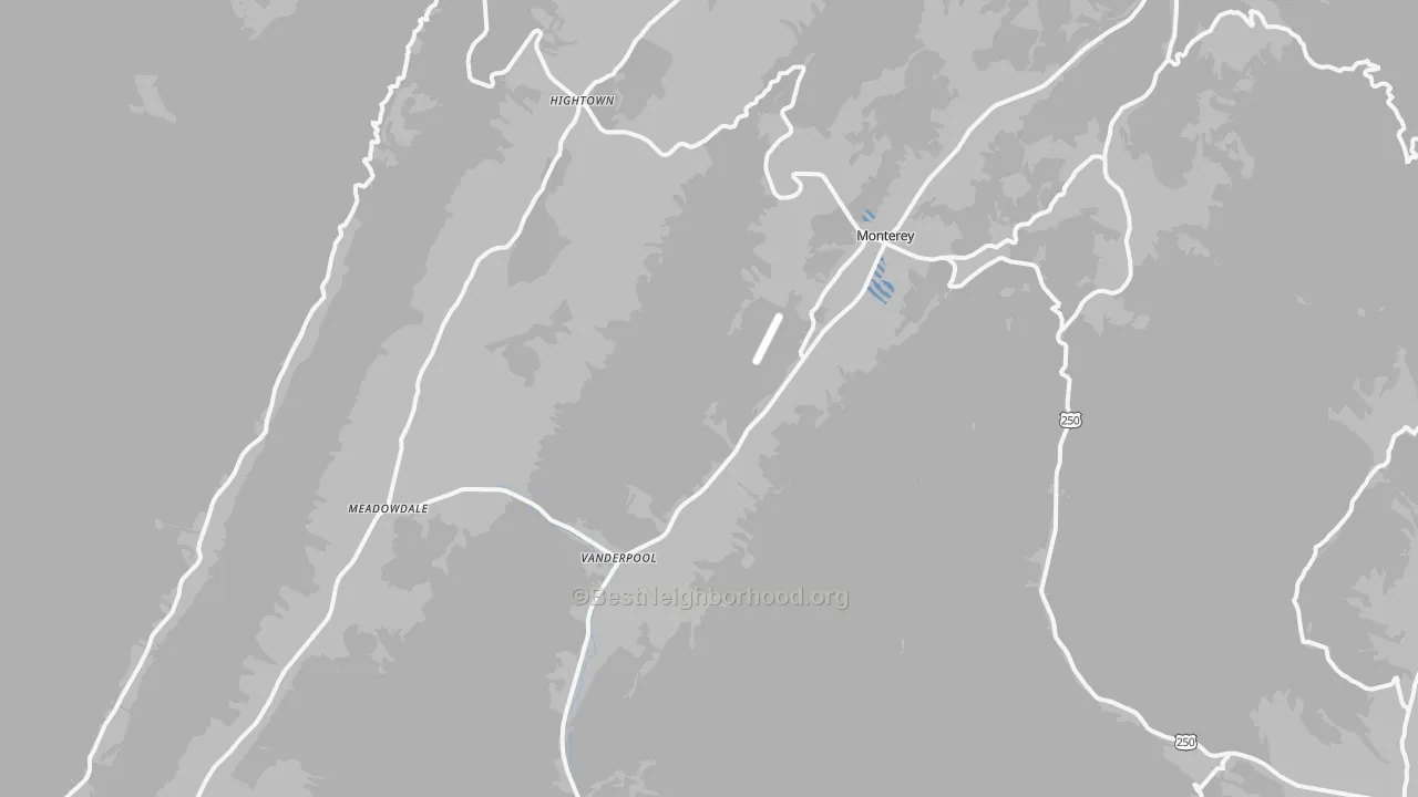 Transit Grade map of 24465, VA