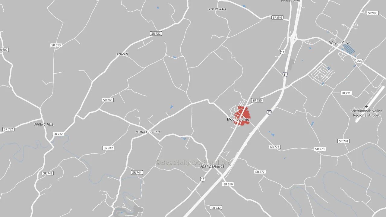 Transit Grade map of 24467, VA