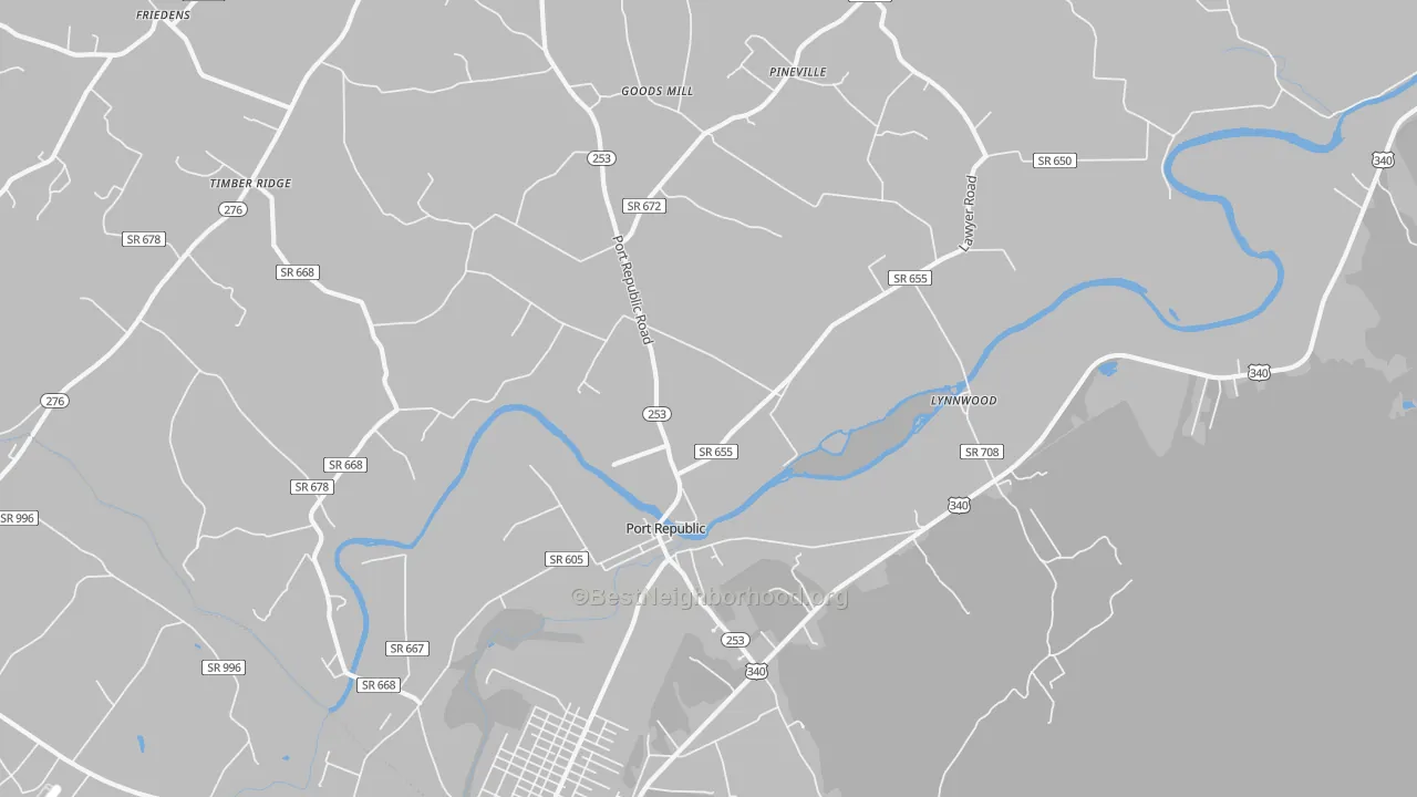 Transit Grade map of 24471, VA