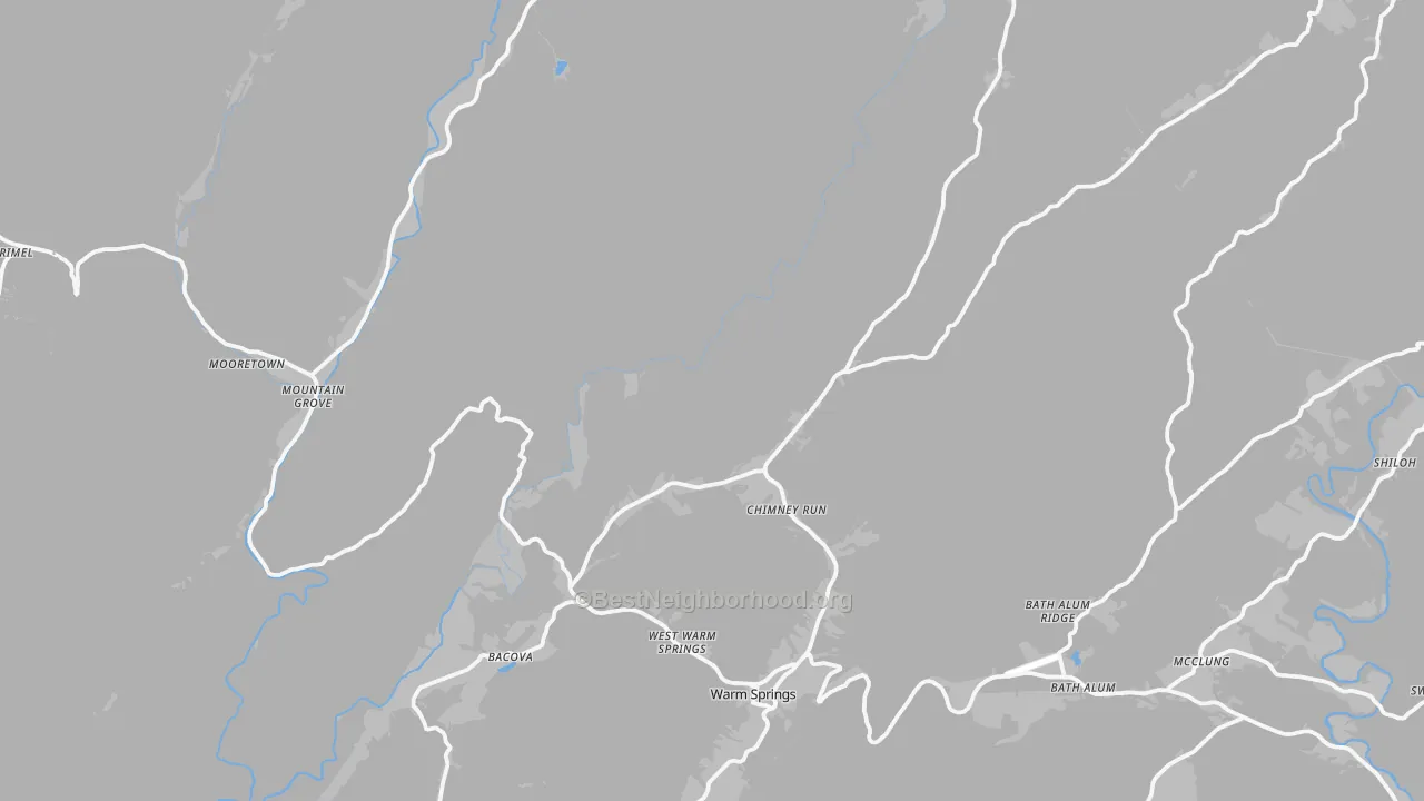 Transit Grade map of 24484, VA