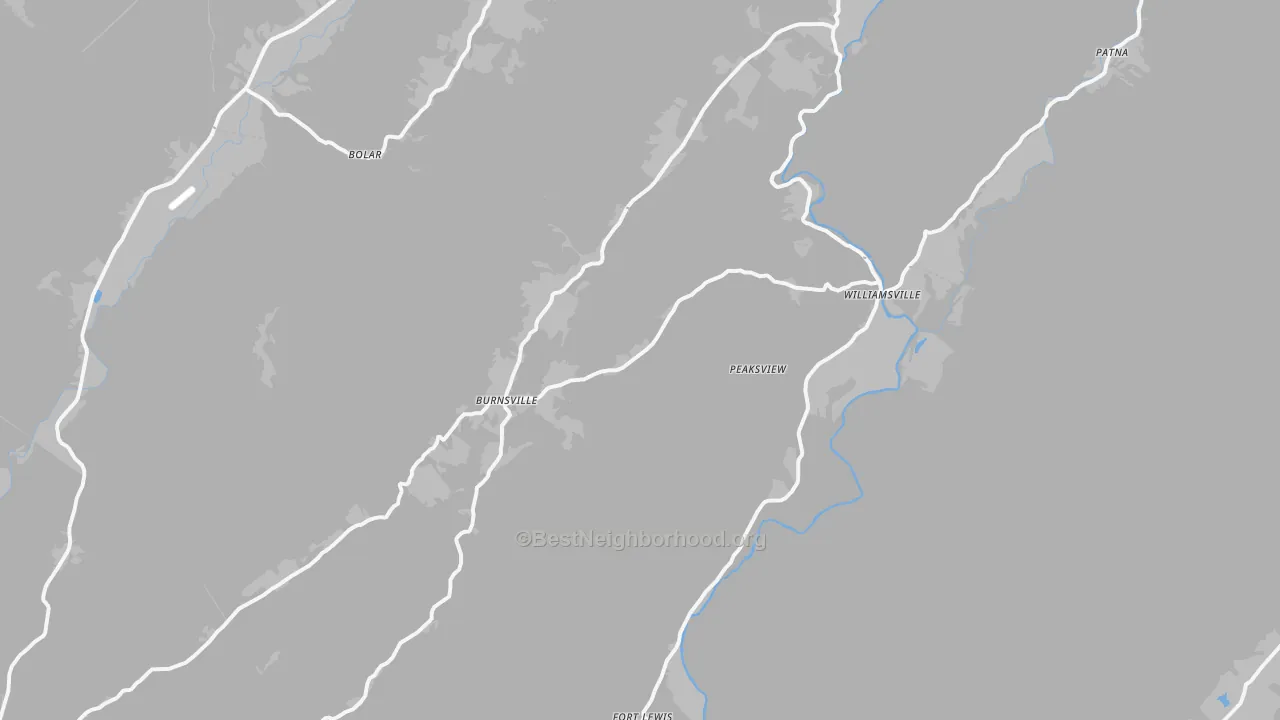 Transit Grade map of 24487, VA