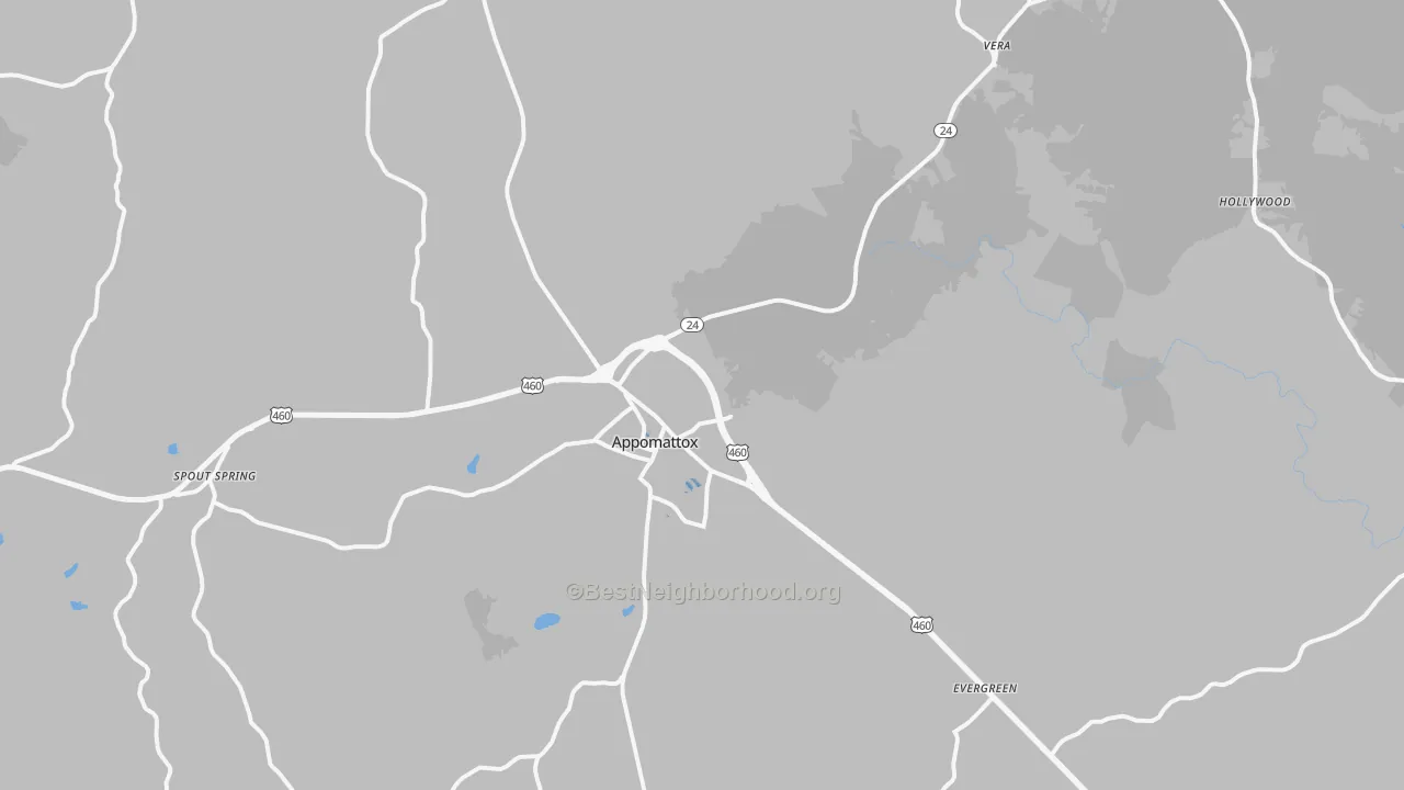 Transit Grade map of 24522, VA