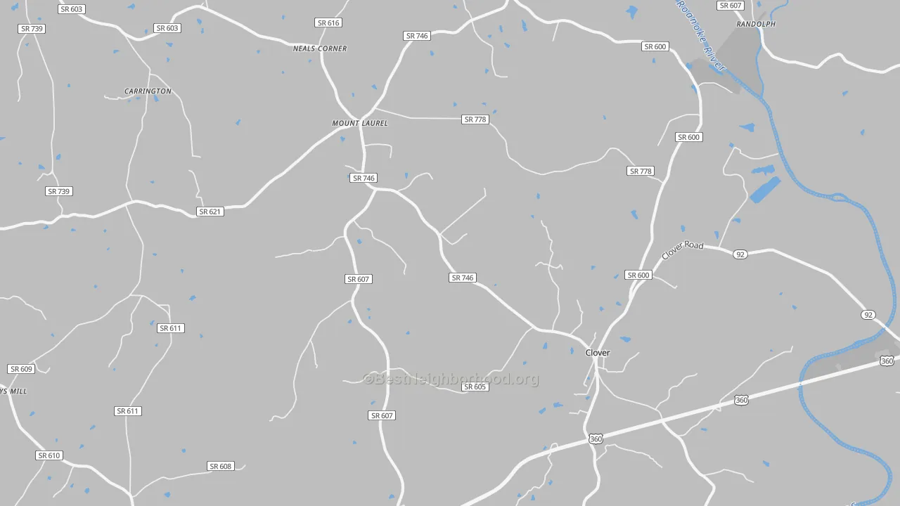 Transit Grade map of 24534, VA