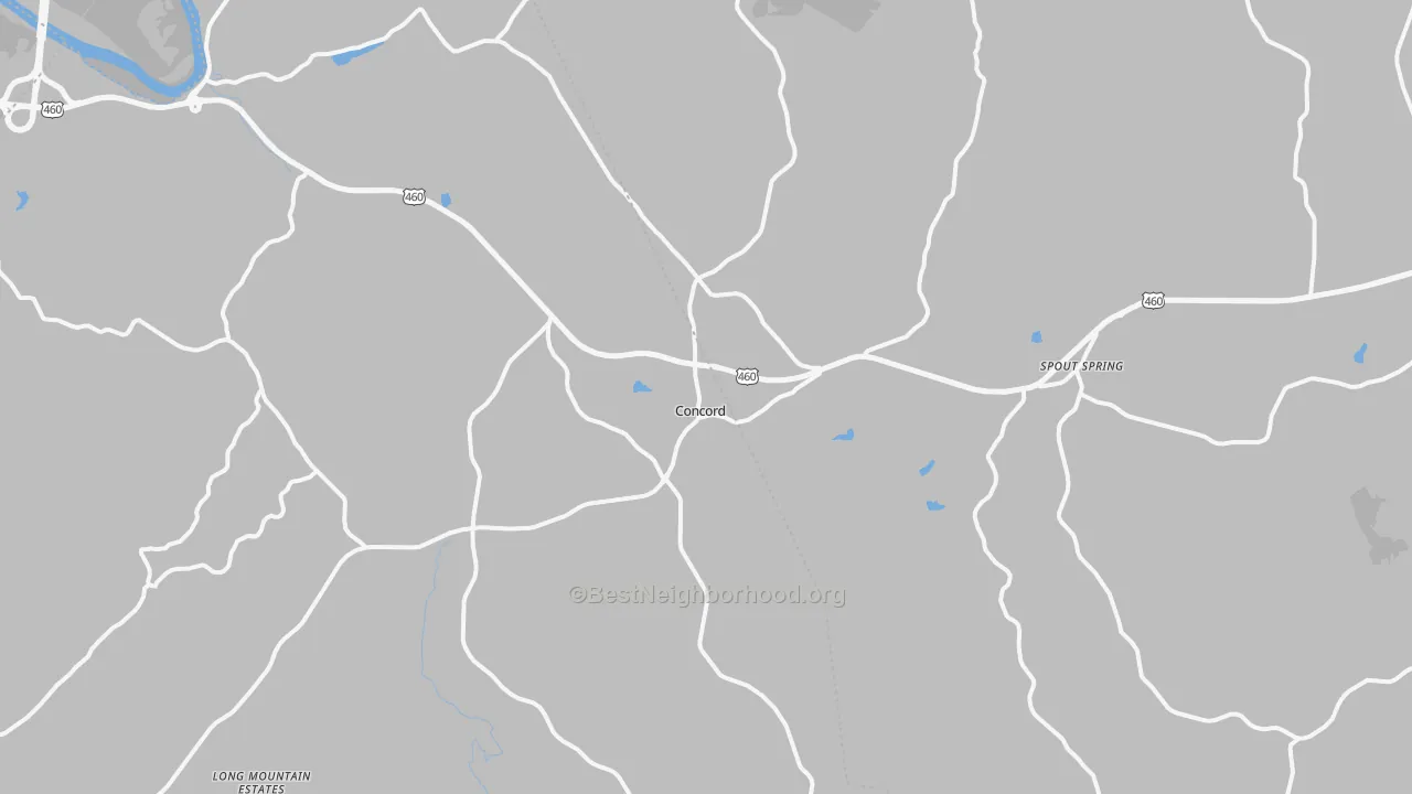 Transit Grade map of 24538, VA