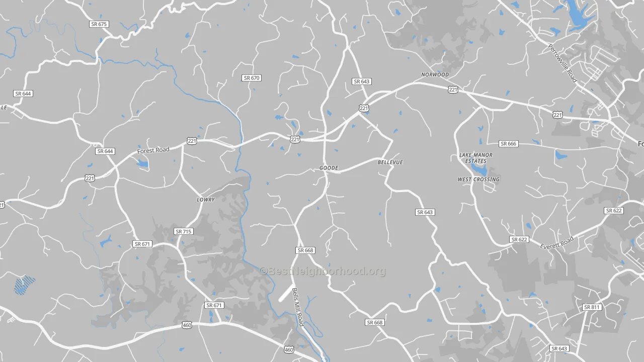 Transit Grade map of 24556, VA