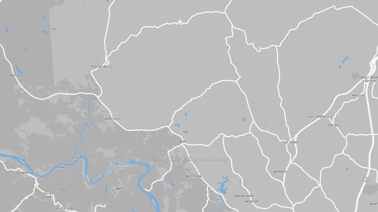 Transit Grade map of 24574, VA