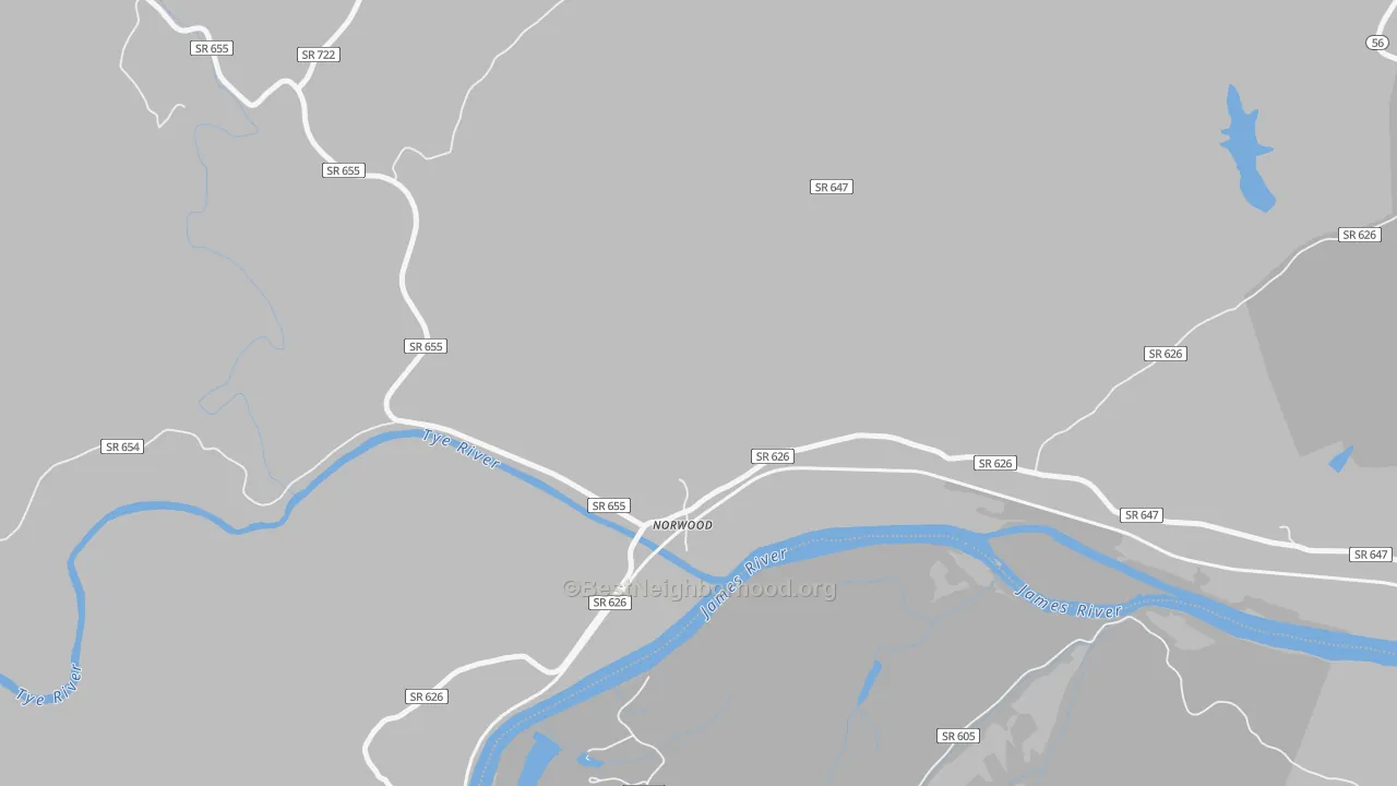 Transit Grade map of 24581, VA