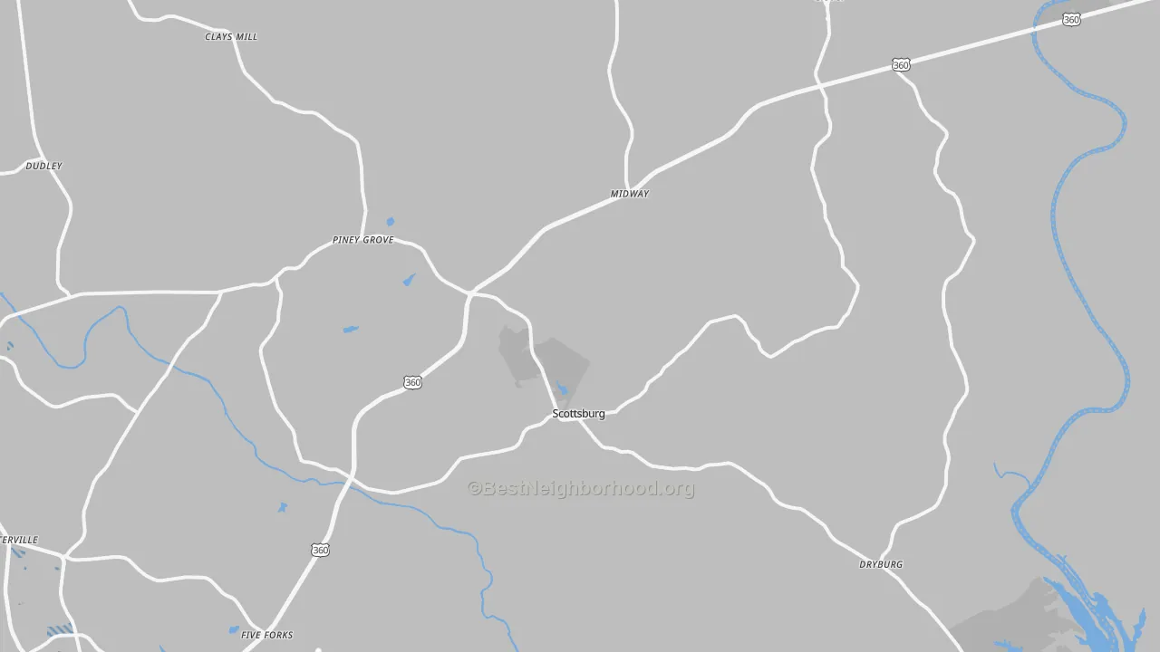Transit Grade map of 24589, VA
