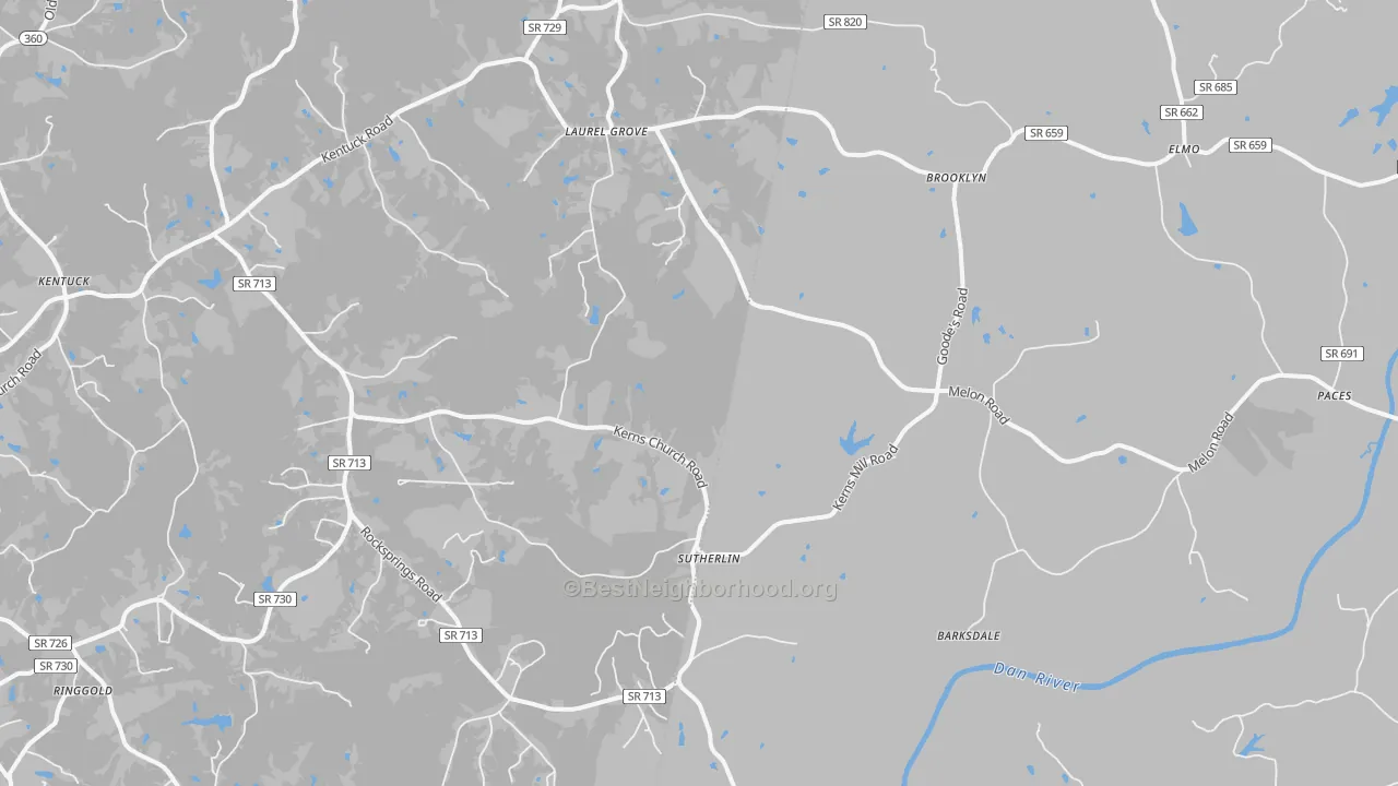 Transit Grade map of 24594, VA