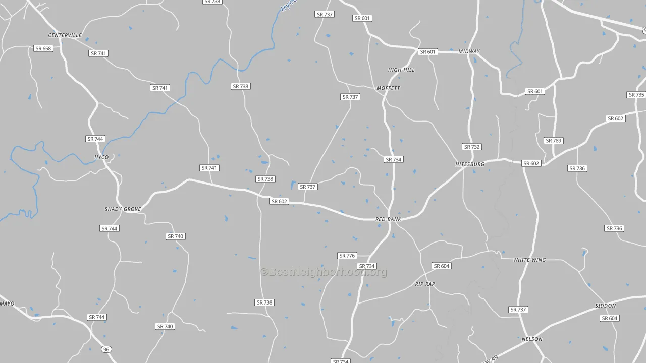 Transit Grade map of 24598, VA