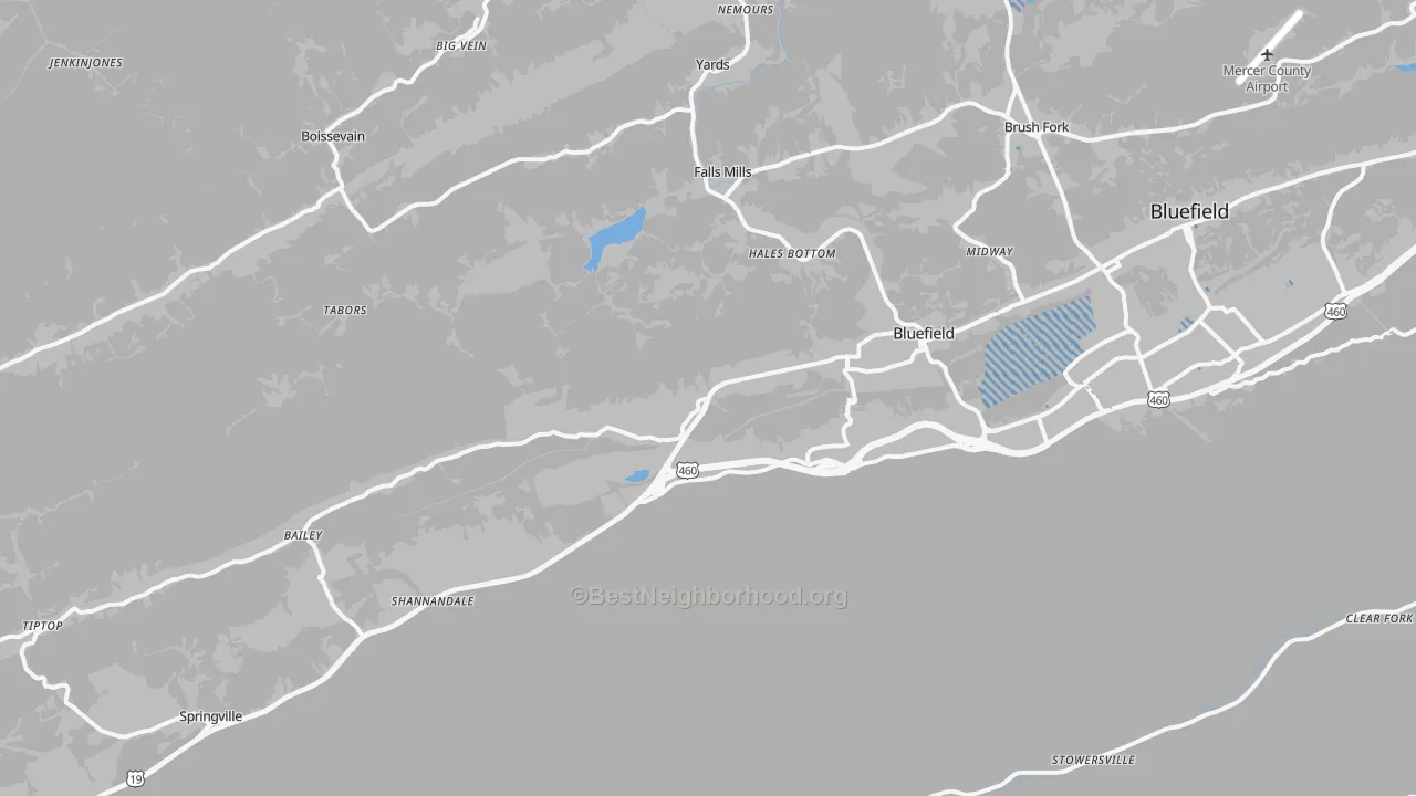 Transit Grade map of 24605, VA