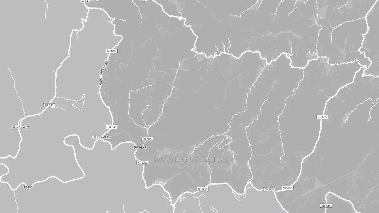 Transit Grade map of 24634, VA