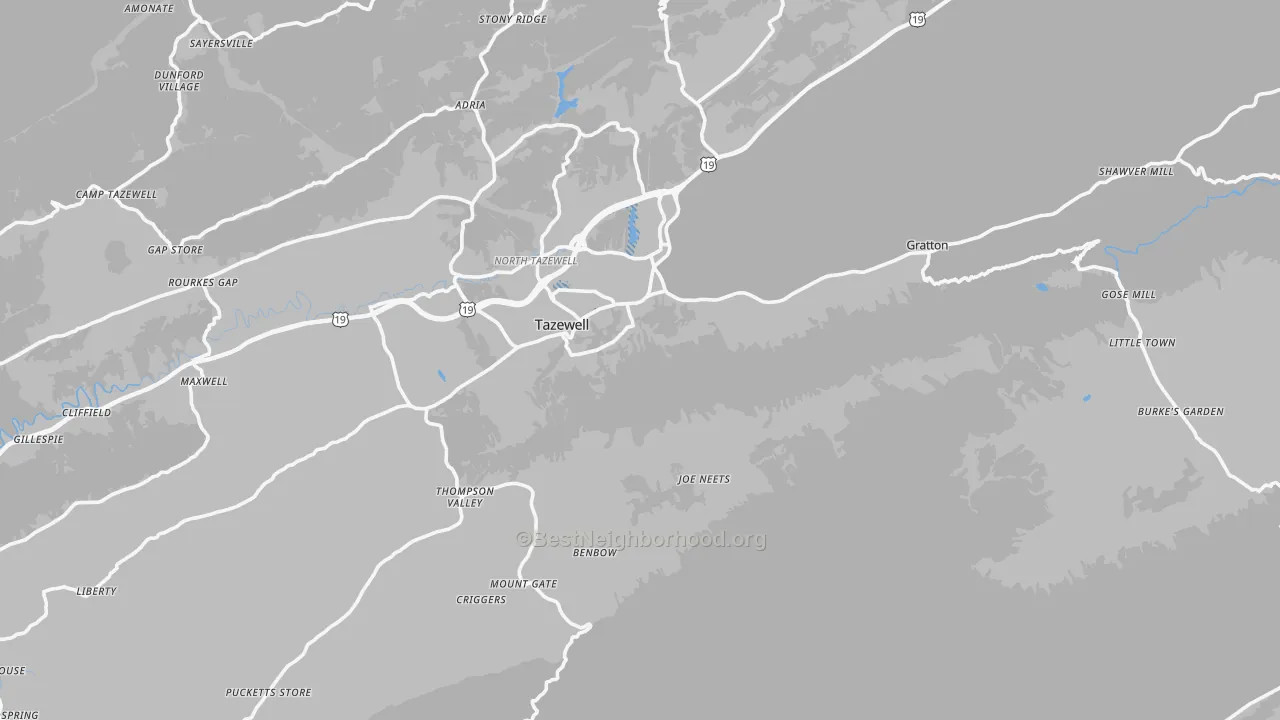 Transit Grade map of 24651, VA