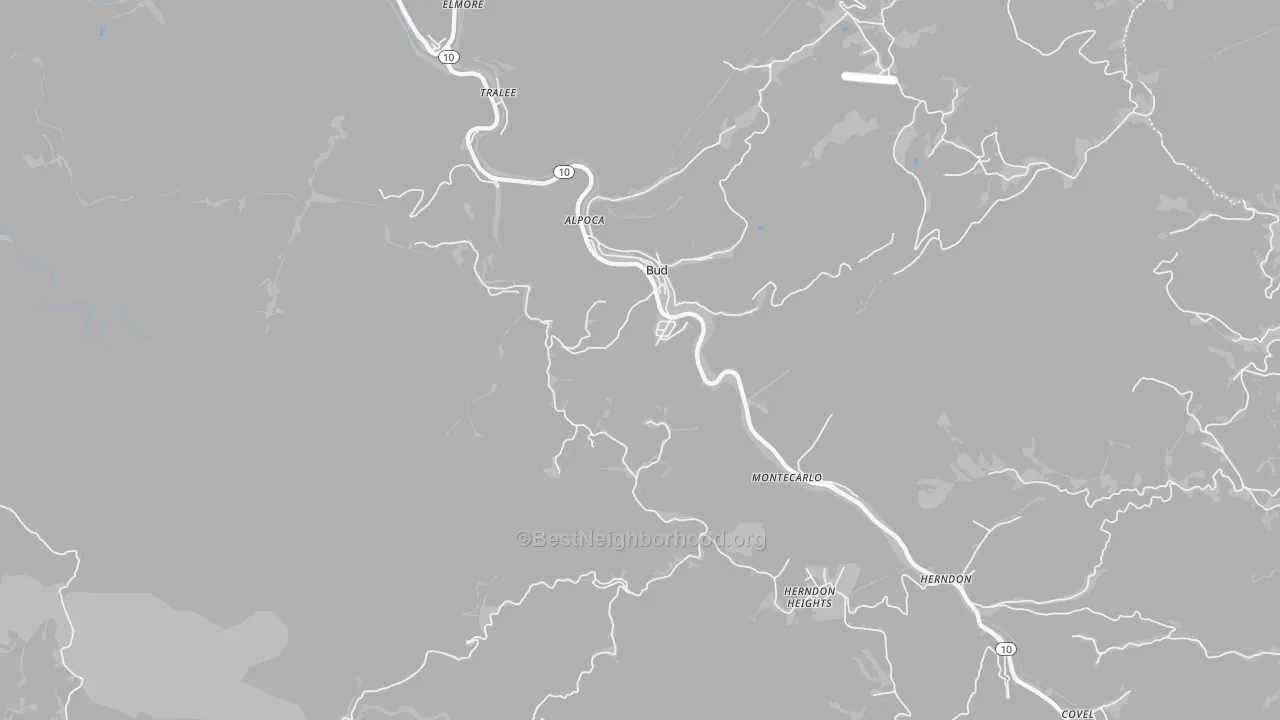 Transit Grade map of 24716, WV