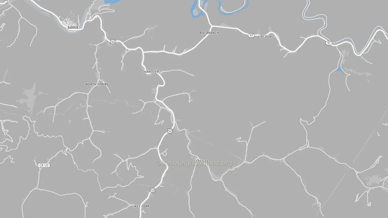 Transit Grade map of 24839, WV
