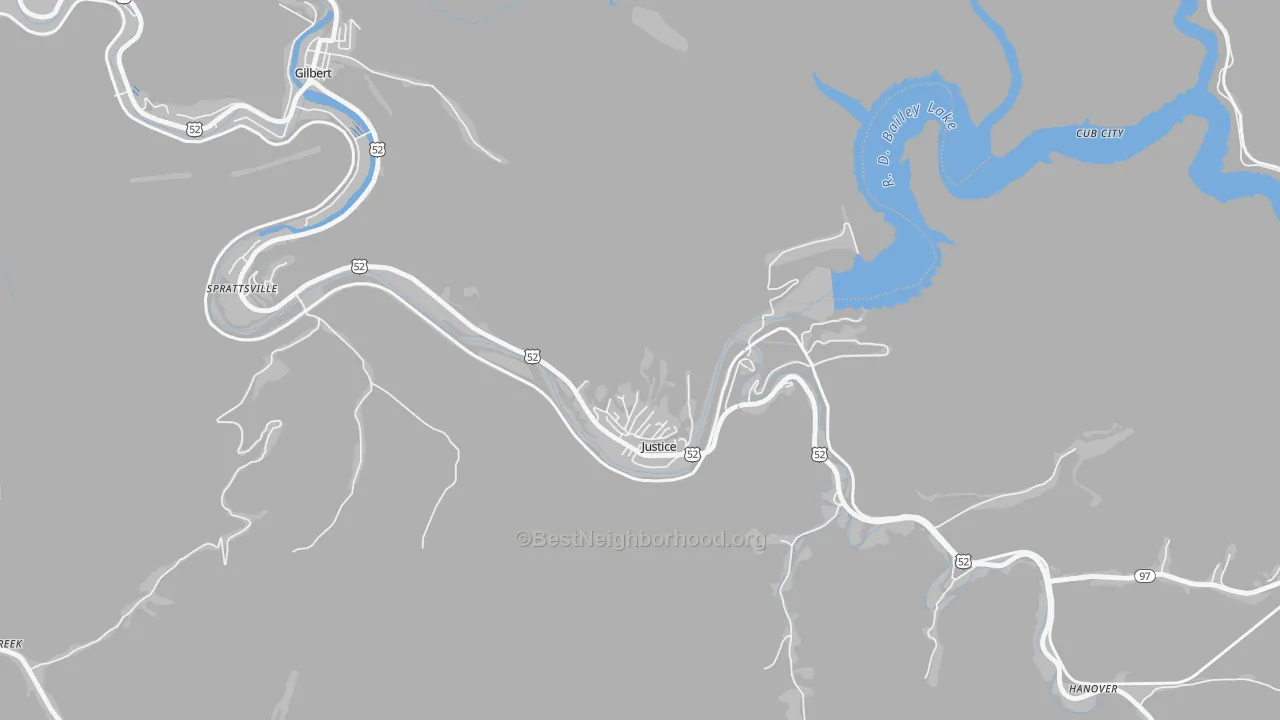 Transit Grade map of 24851, WV