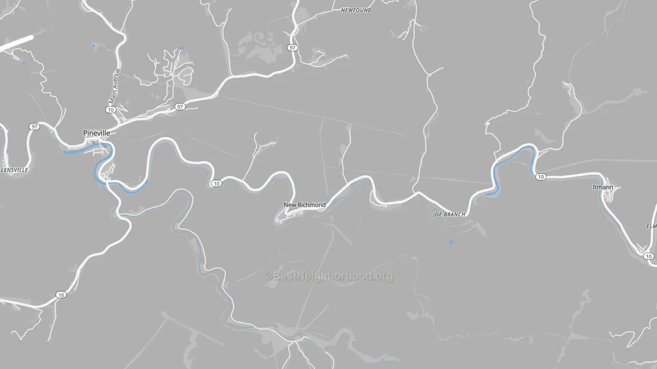 Transit Grade map of 24867, WV