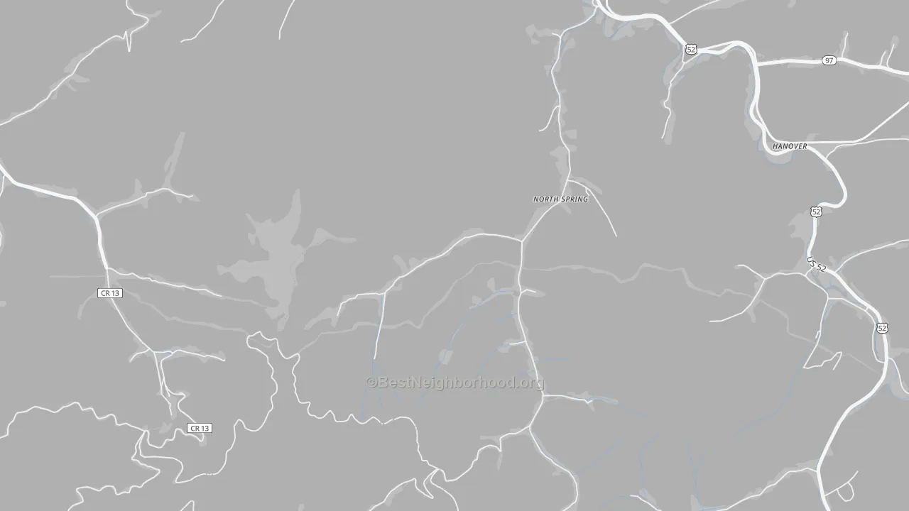 Transit Grade map of 24869, WV