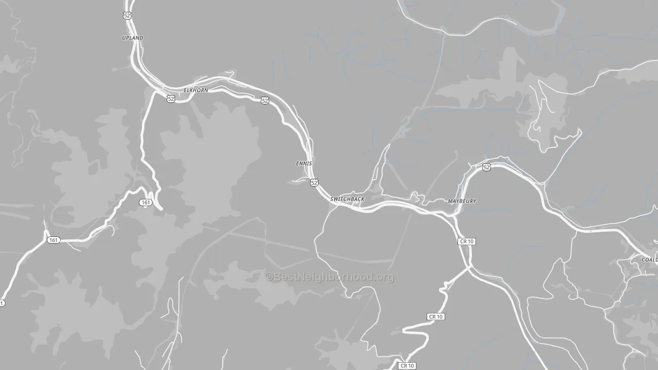 Transit Grade map of 24887, WV