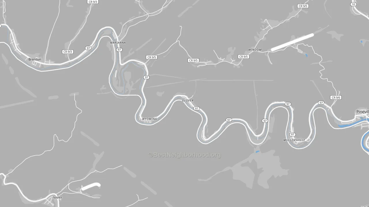 Transit Grade map of 24898, WV