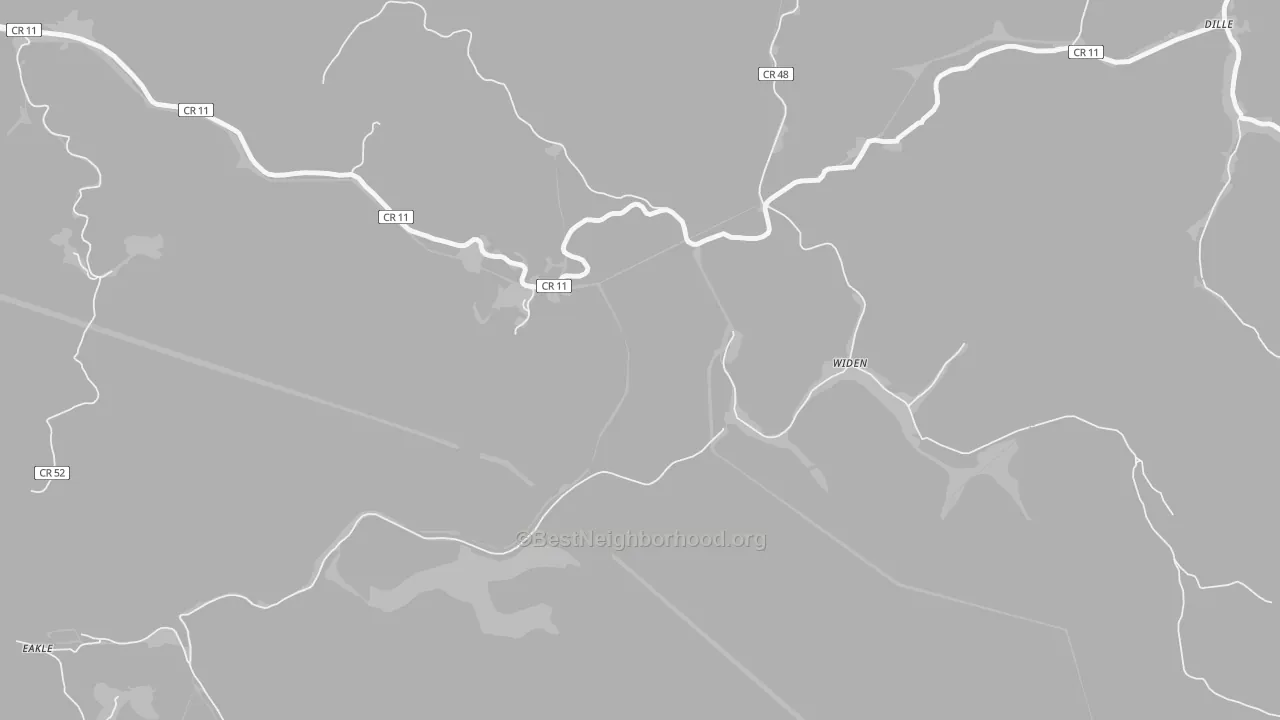 Transit Grade map of 25211, WV