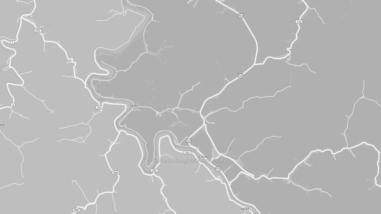 Transit Grade map of 25669, WV
