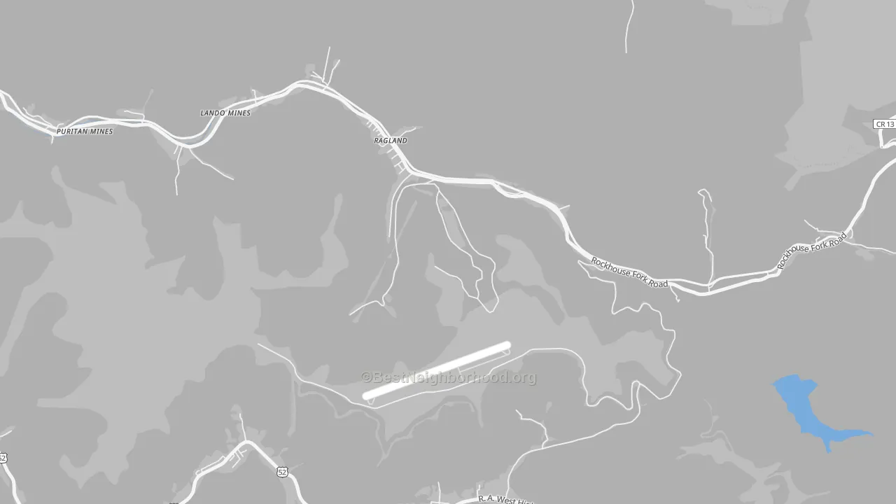 Transit Grade map of 25690, WV