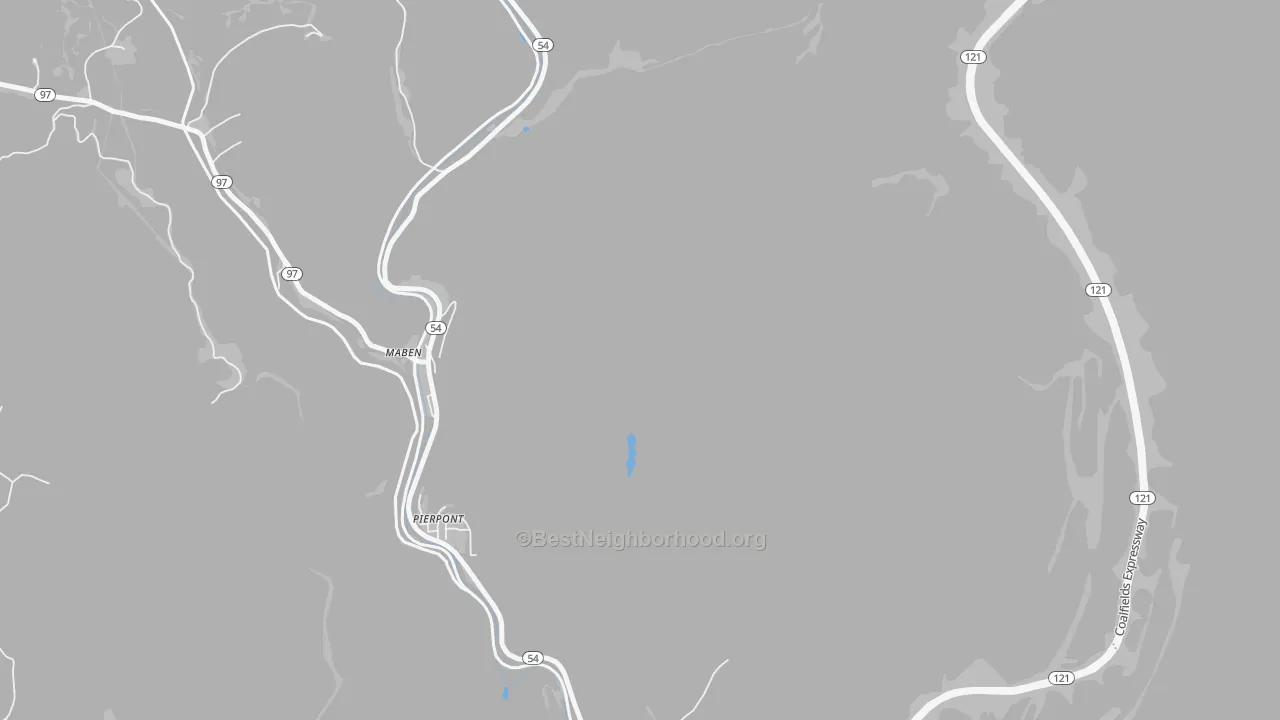 Transit Grade map of 25870, WV