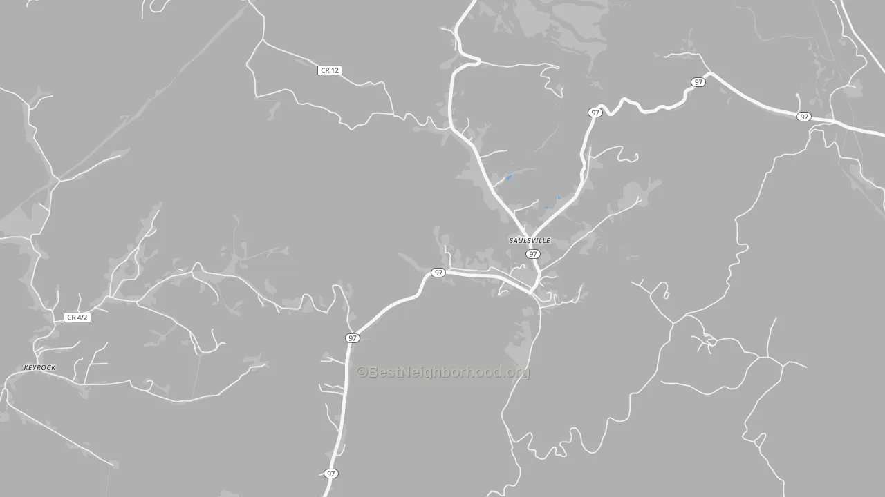 Transit Grade map of 25876, WV