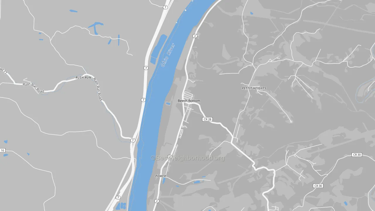 Transit Grade map of 26030, WV