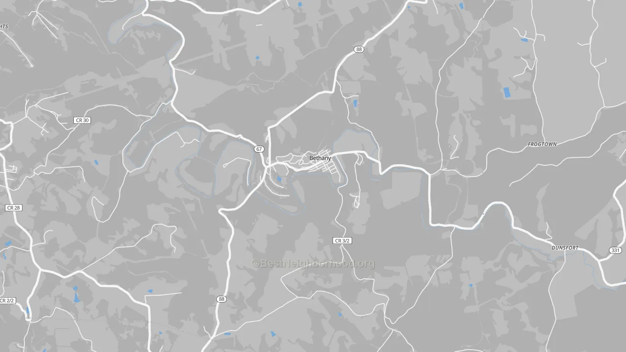 Transit Grade map of 26032, WV
