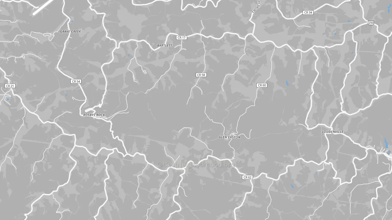 Transit Grade map of 26039, WV