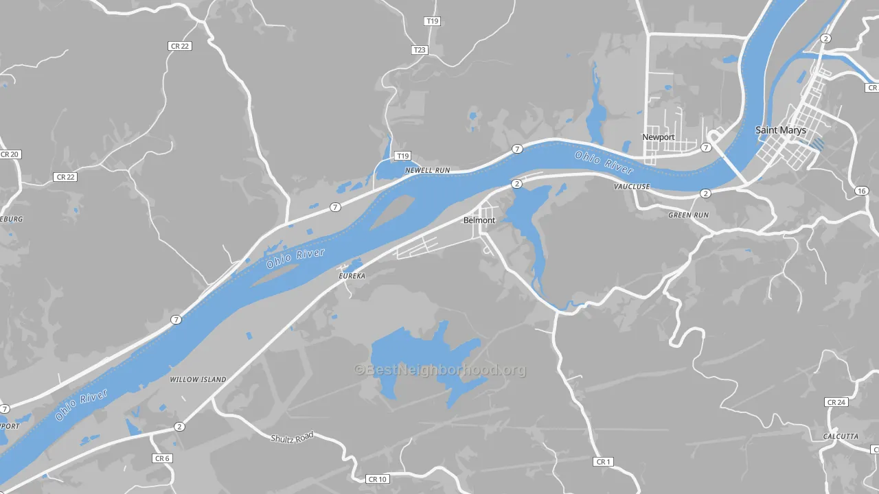 Transit Grade map of 26134, WV