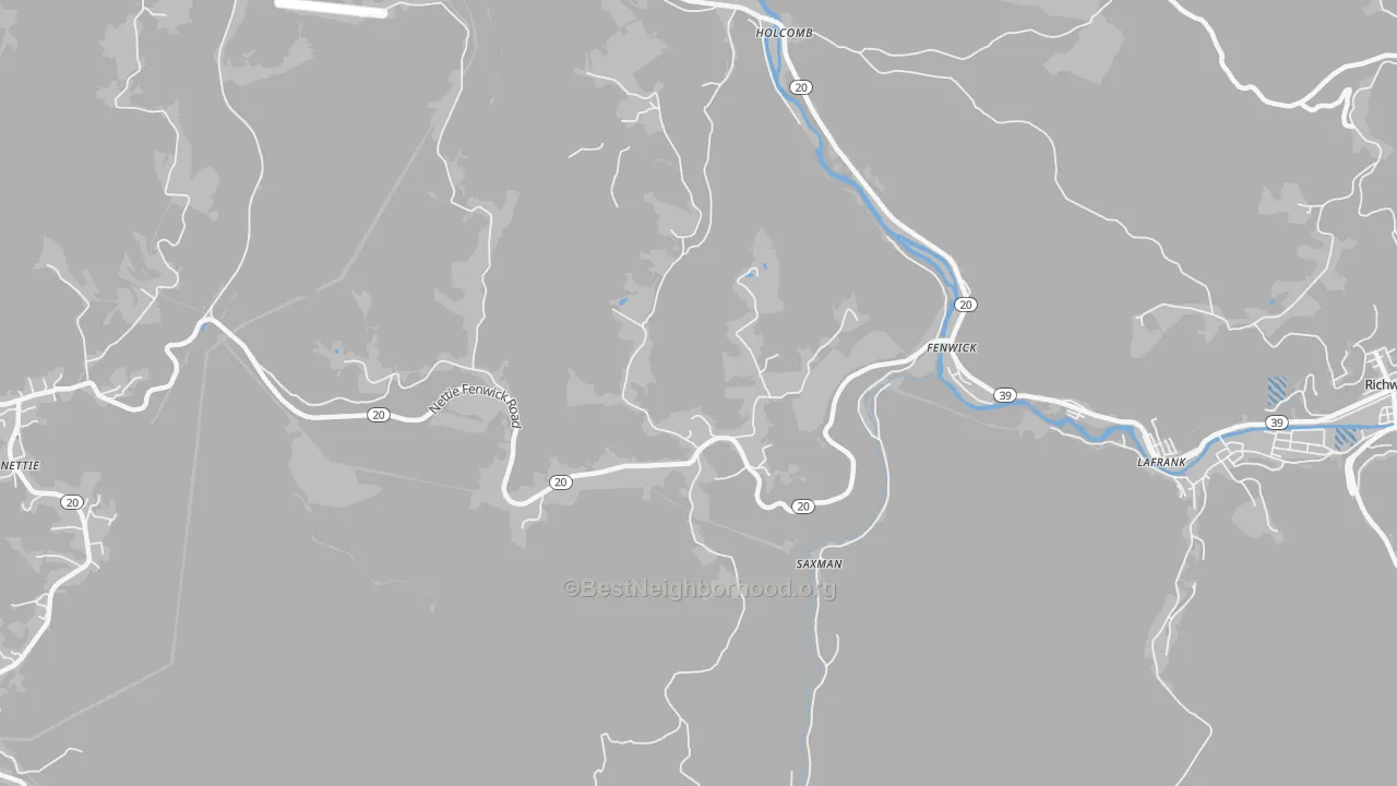 Transit Grade map of 26202, WV