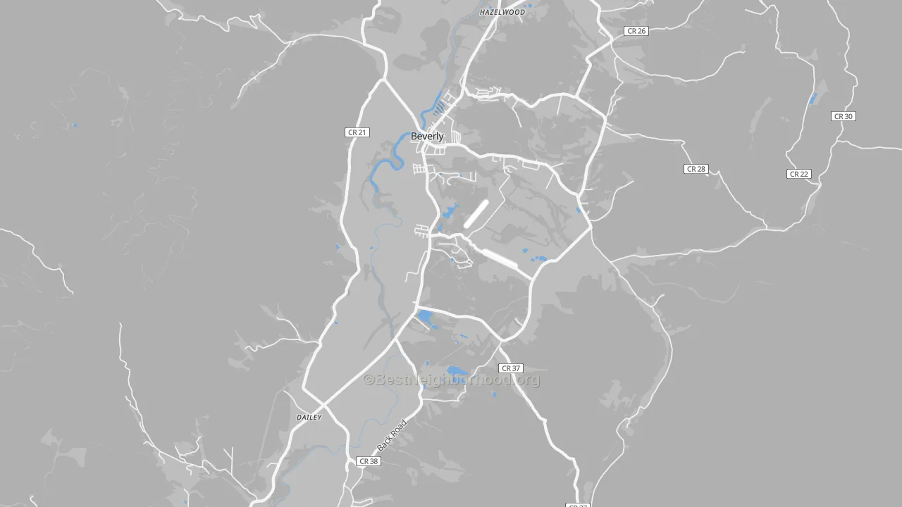 Transit Grade map of 26253, WV