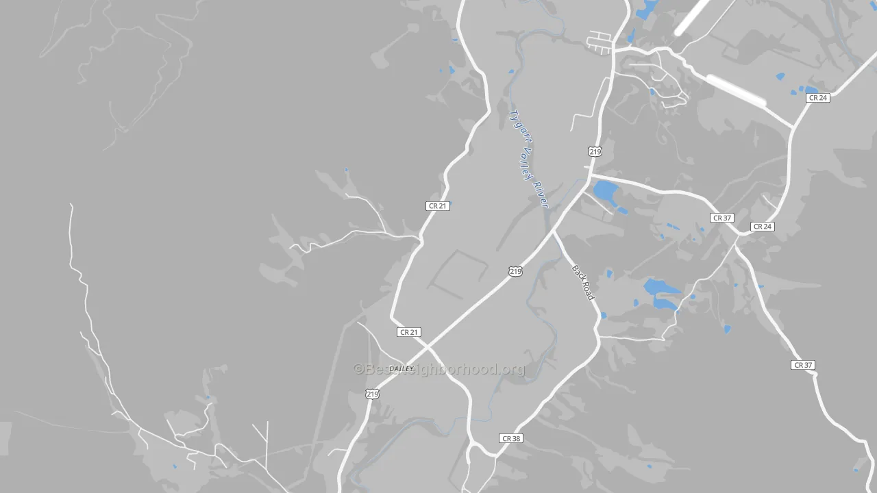 Transit Grade map of 26259, WV