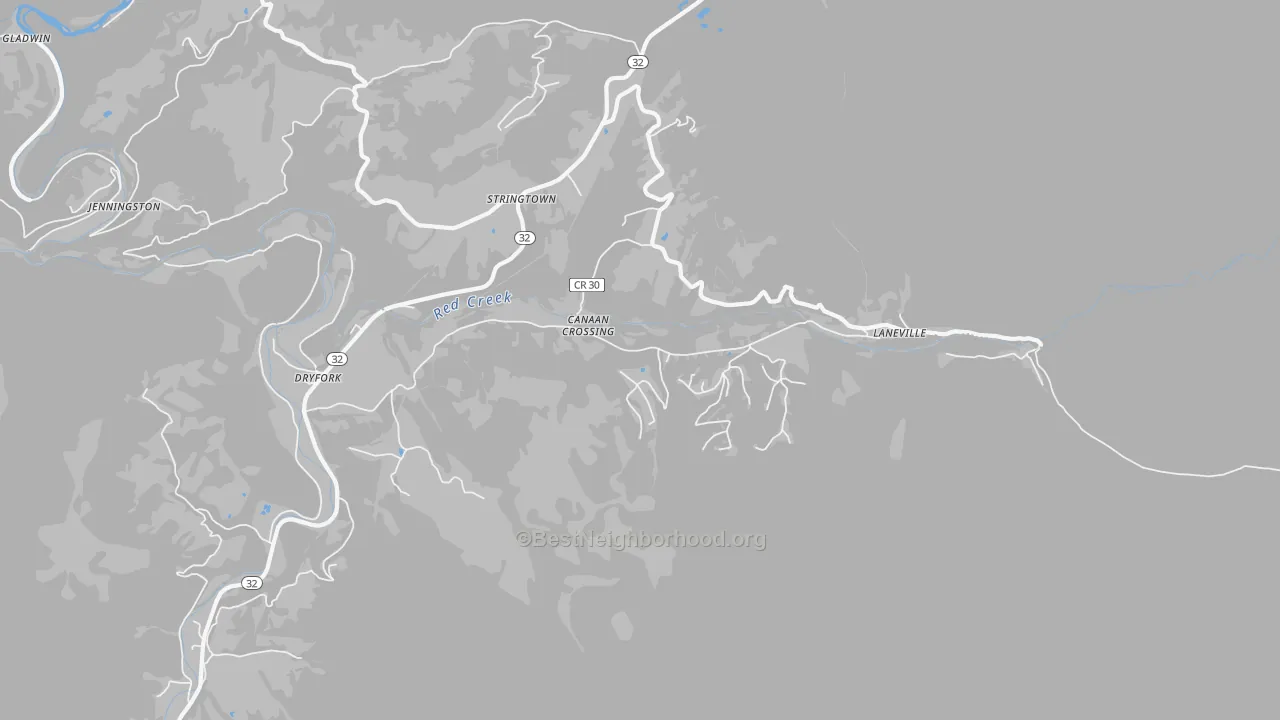 Transit Grade map of 26263, WV