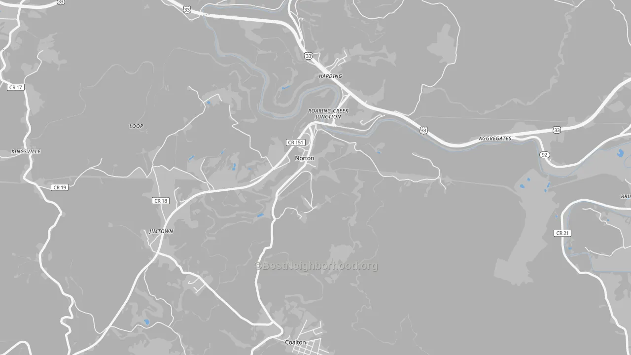 Transit Grade map of 26285, WV