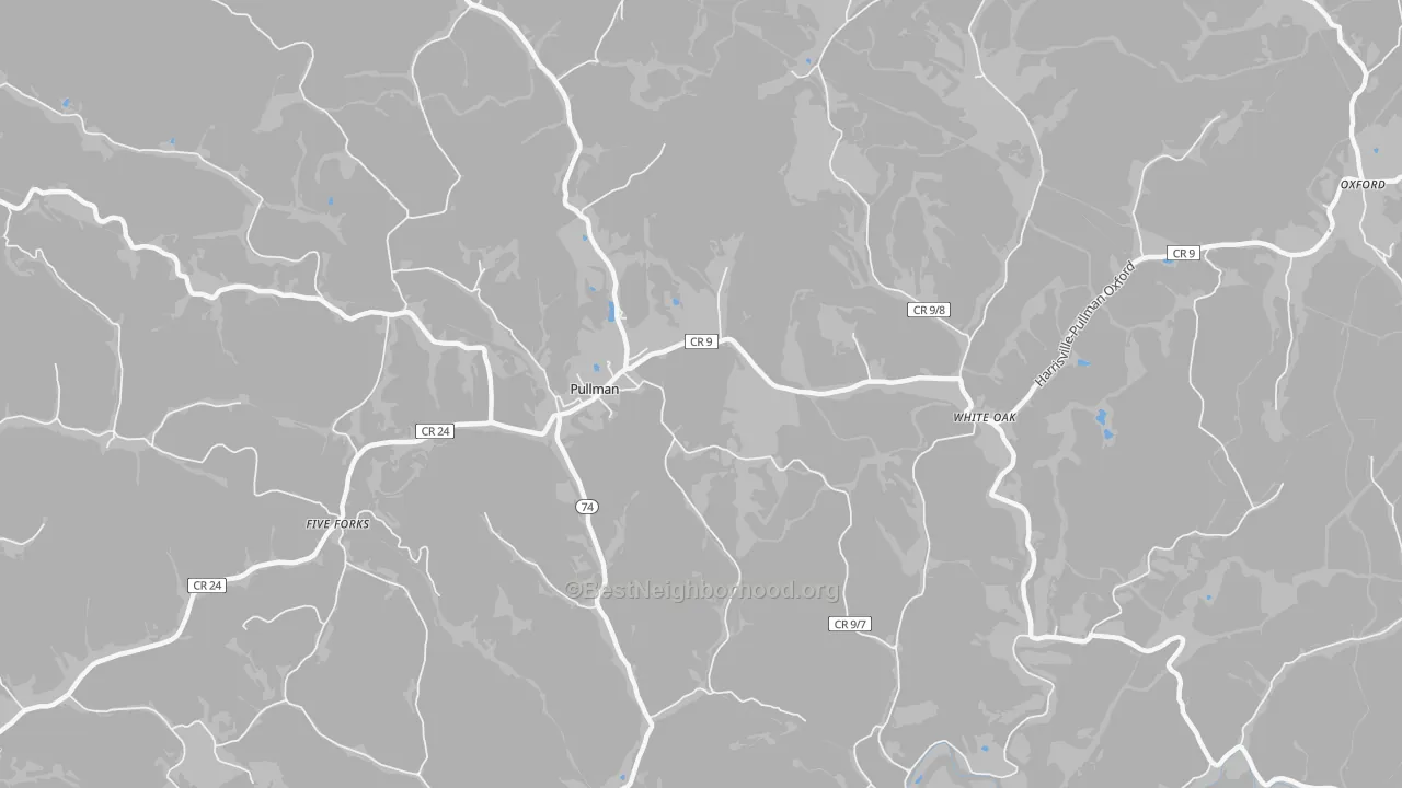 Transit Grade map of 26421, WV