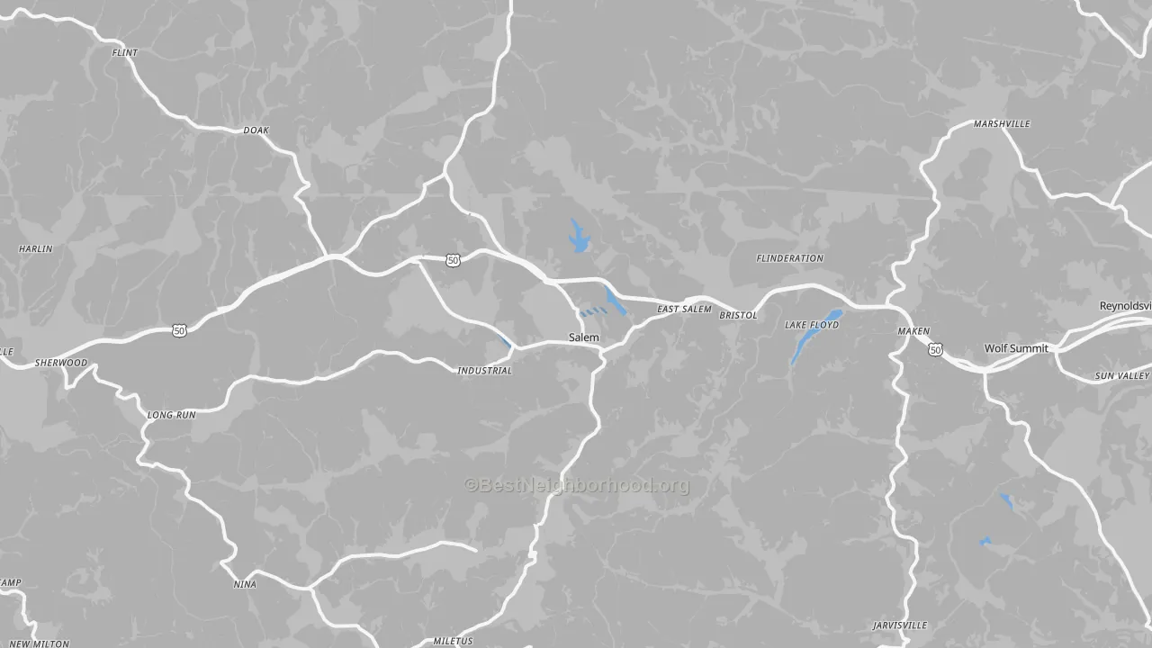 Transit Grade map of 26426, WV