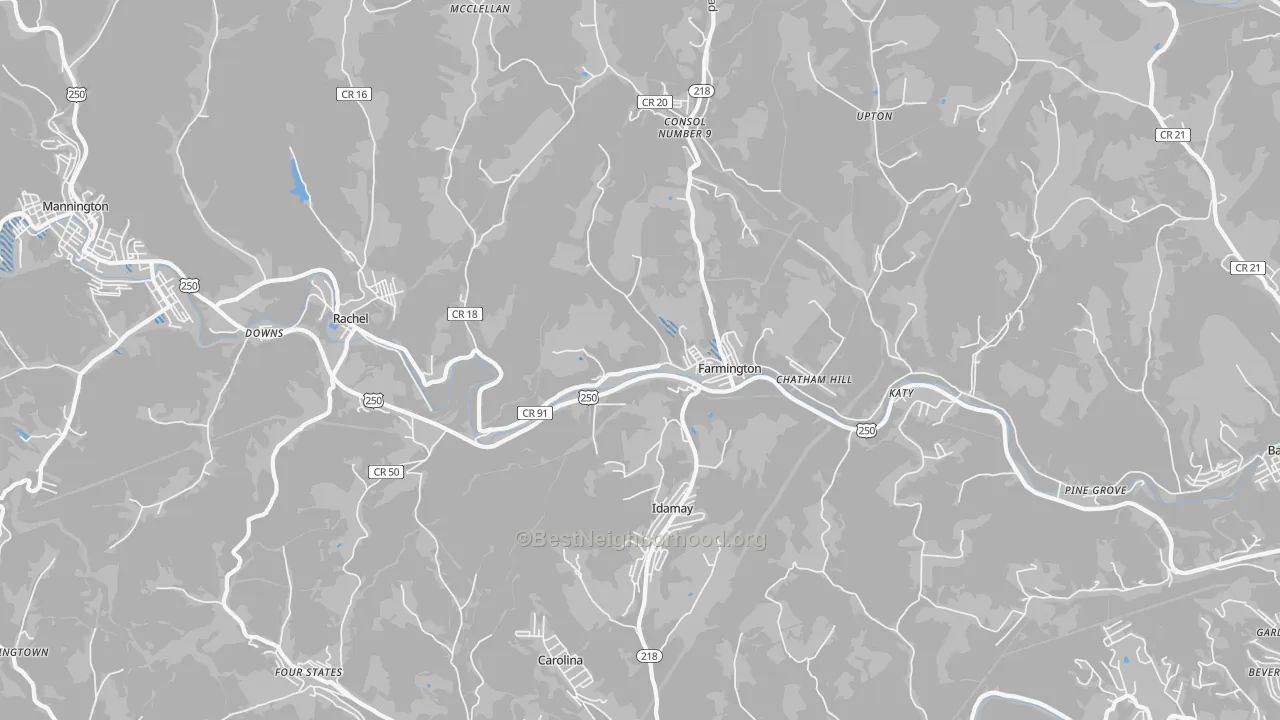 Transit Grade map of 26571, WV