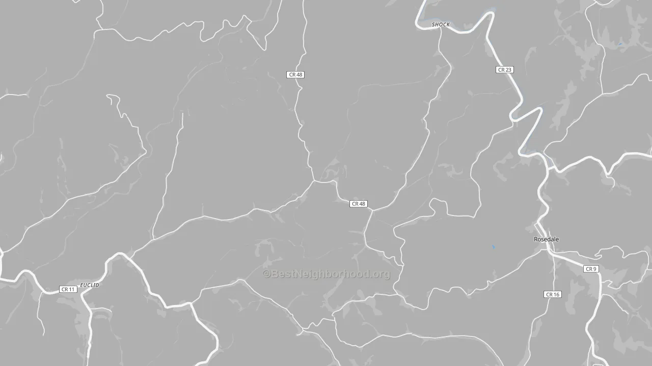 Transit Grade map of 26638, WV