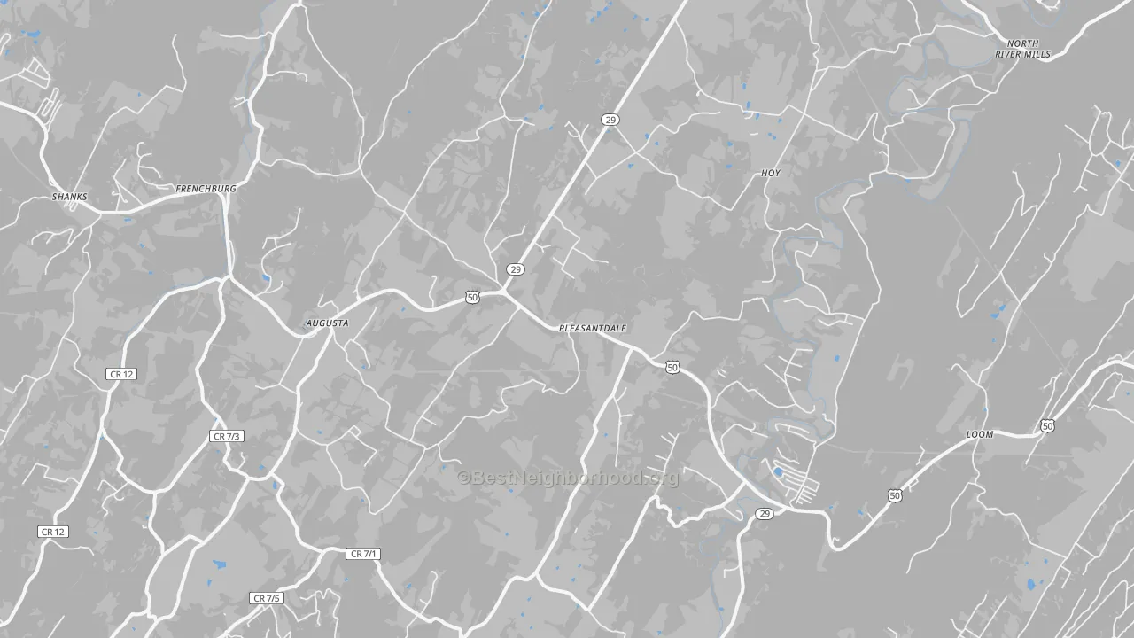 Transit Grade map of 26704, WV