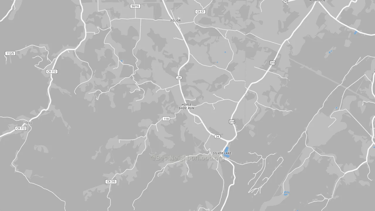 Transit Grade map of 26716, WV