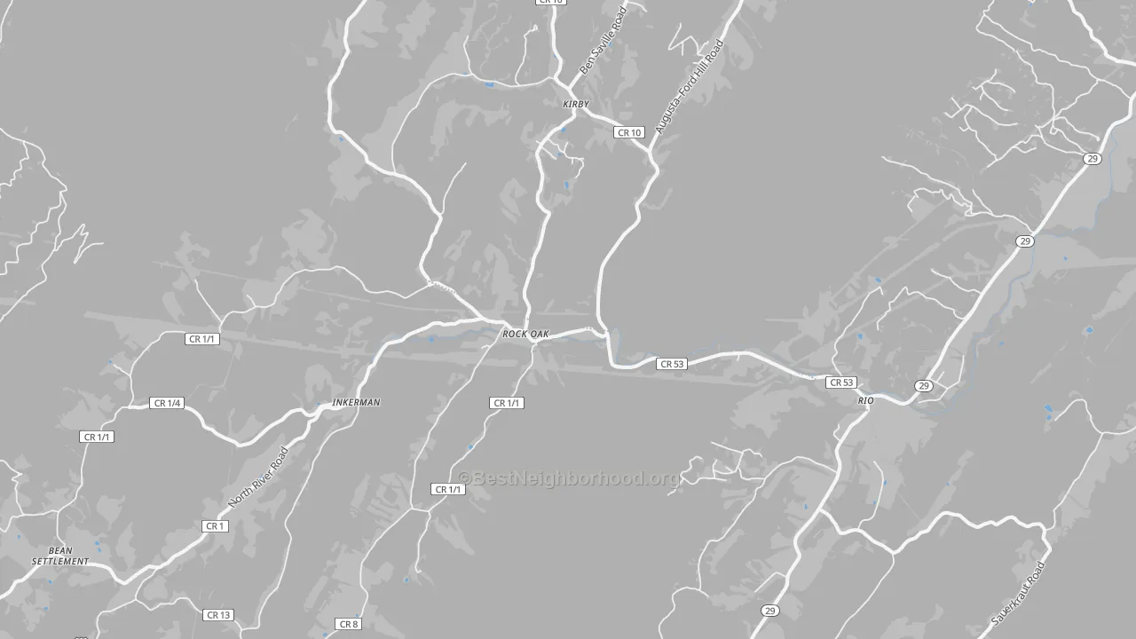 Transit Grade map of 26755, WV