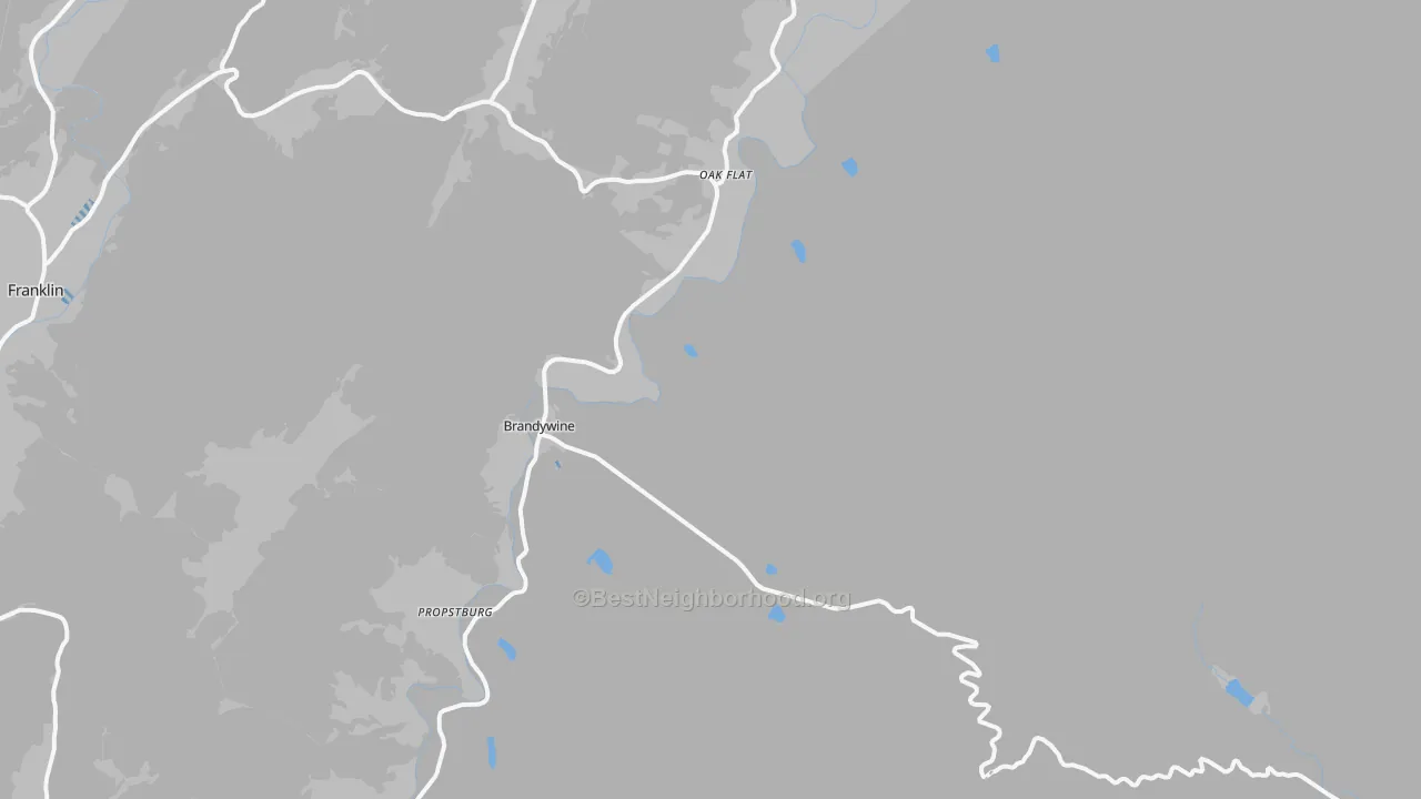 Transit Grade map of 26802, WV